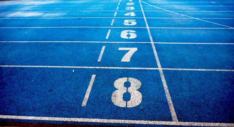 Correr en la pista